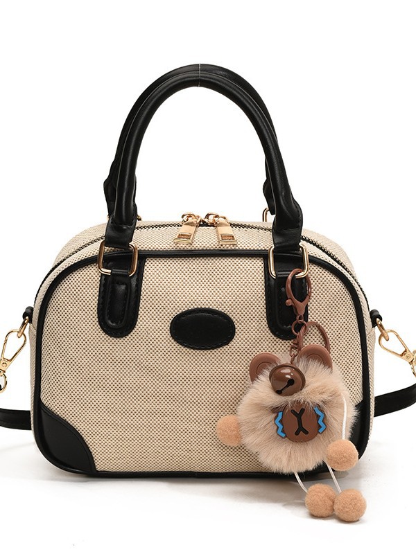 Bolso de nicho coreano de mujer de alto nivel, lino retro, bolso de hombro de viaje, nuevo tipo de bolso de viaje inclinado