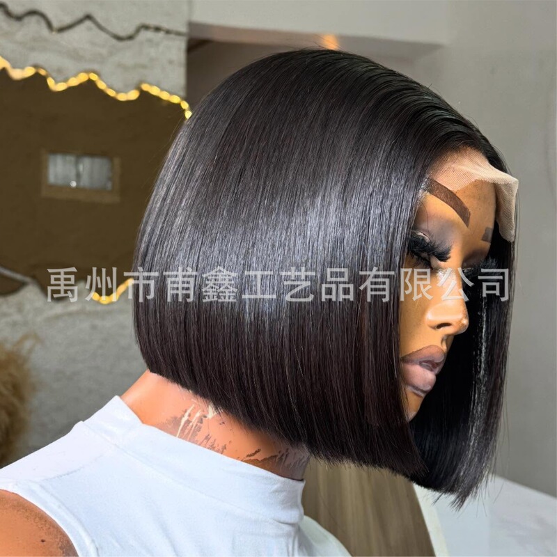 250% Density Raw Vietnamese Human Hair Wig Full Bob 真人发 250% Density Raw Vietnamese Human Hair Wig Full Bob 真人发