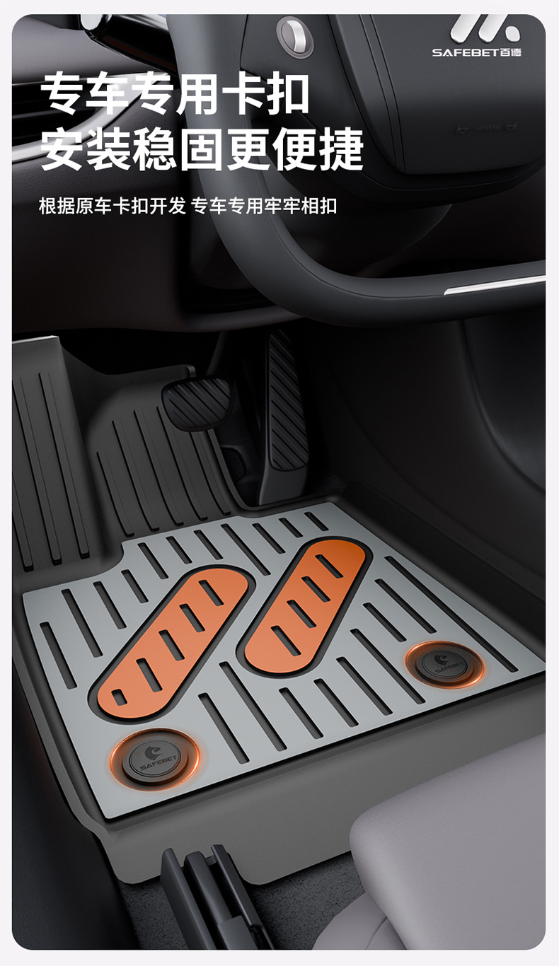 Suitable for Zhiji Ls9 Ls8 Ls6 L6 Special Vehicles, Colorful Tpe Car Floor Mats and Trunk Mats