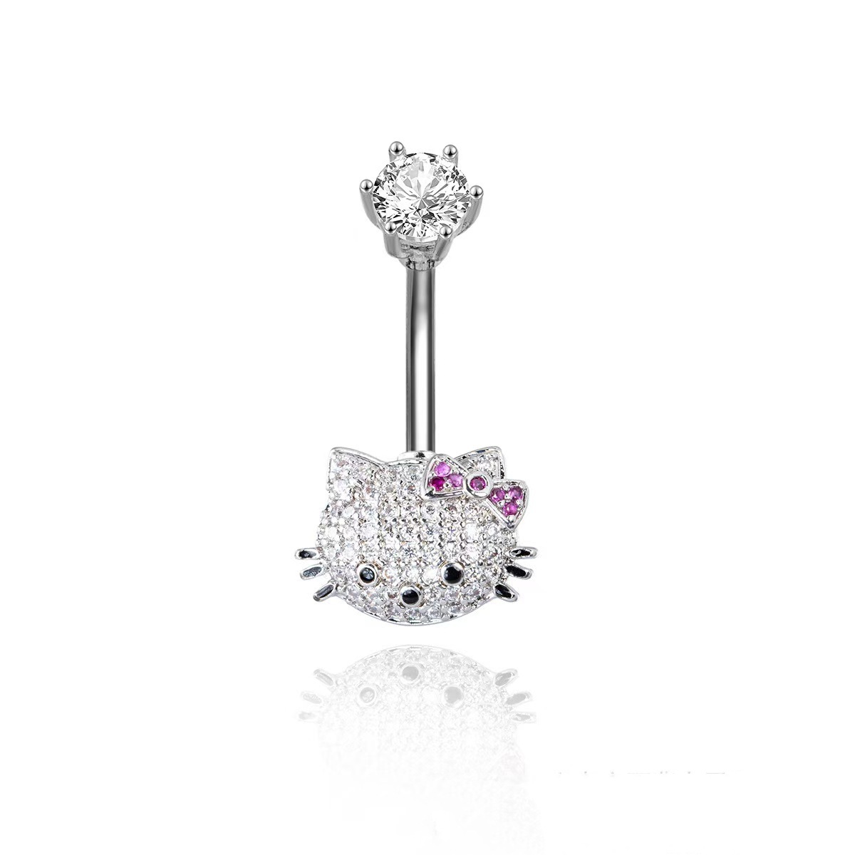 16G labret stud size and finish detail