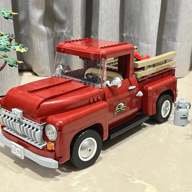 Lego, ретро грузовик, конструктор, игрушка