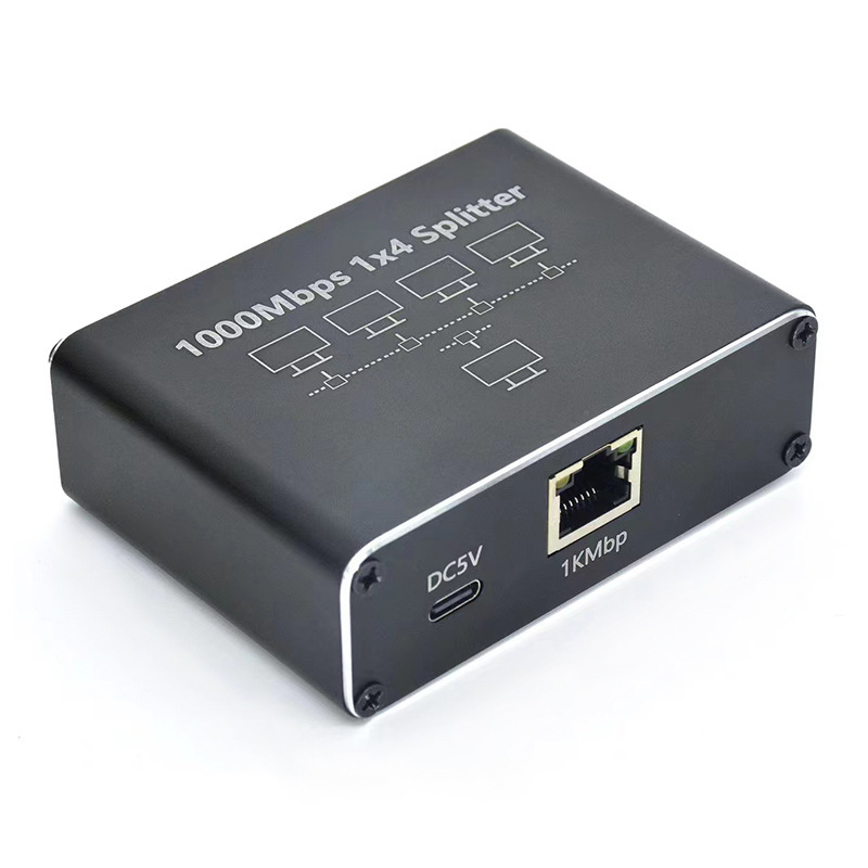 RJ45ギガビットネットワーク分配器ブロードバンドルーティングスイッチ百兆一分二三四ネットワークケーブル分線エクステンダ