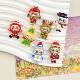 Small Cartoon Christmas Angel Labubu DIY Cream Glue Resin Accessories Mobile Phone Case Headband Keychain Material