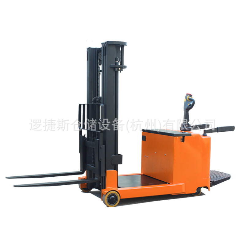 电动站驾式平衡重堆高车堆垛车升降叉车无支腿2吨液压升降搬运车