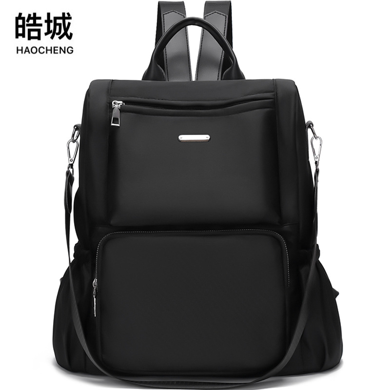 Venta al por mayor transfronteriza 2023 nueva mochila casual antirrobo para mujer mochila de viaje Oxford de doble propósito de gran capacidad