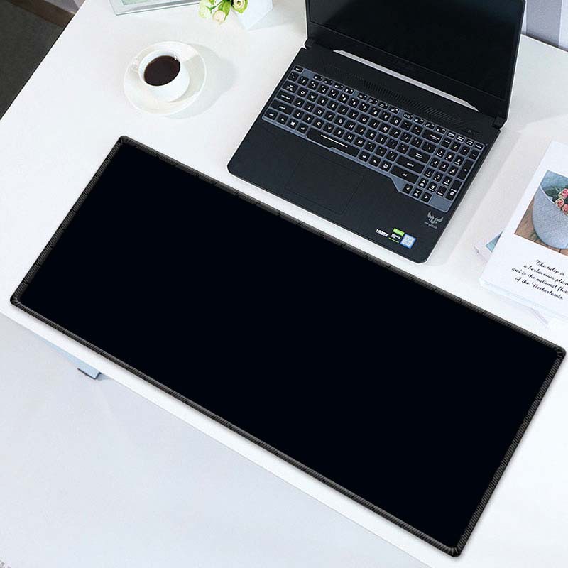 Guangdong Fuente Factory Black All Black Mouse Pad Lock Frontera Temu Oficina Simplificada Cojín de Mesa de Comercio Electrónico
