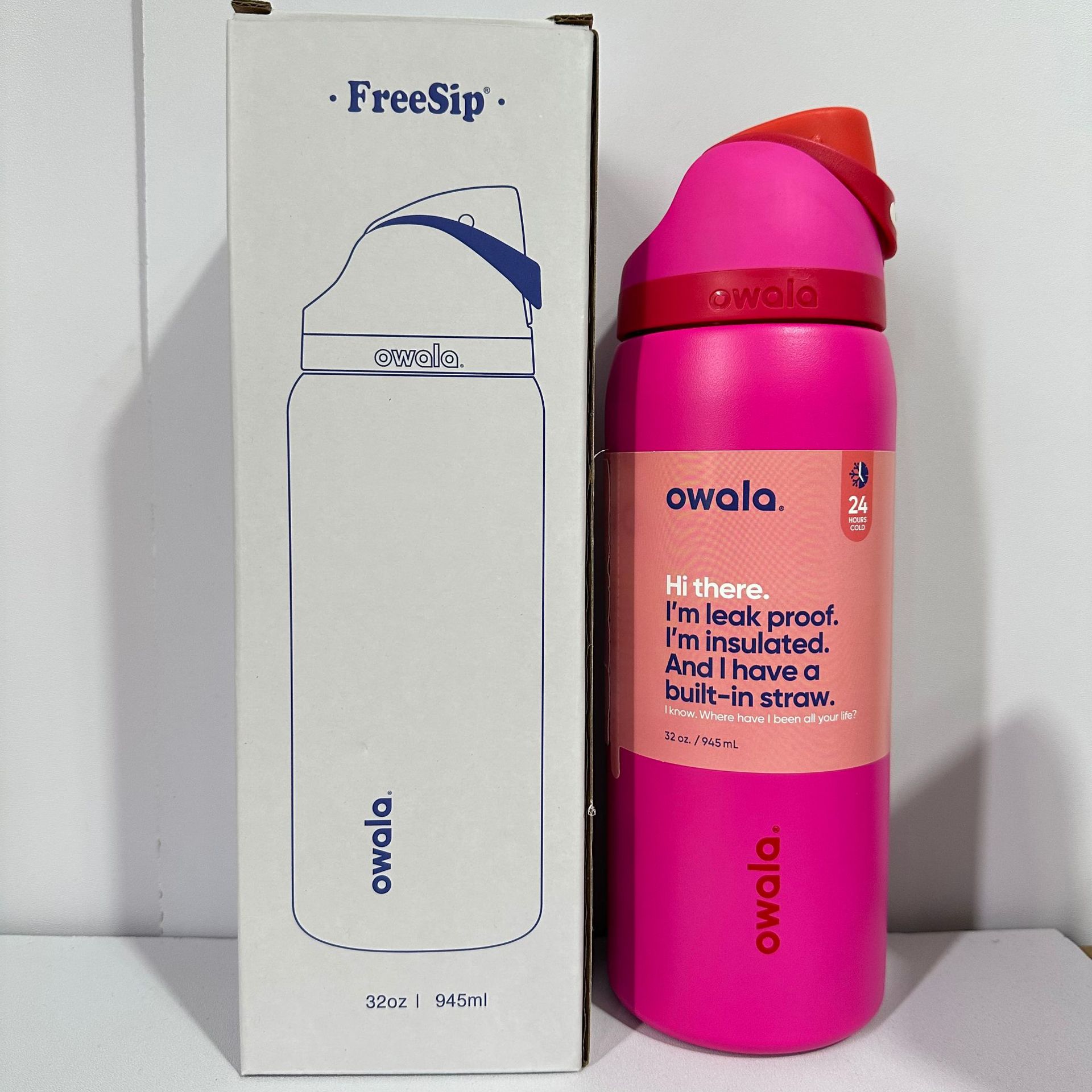 Owala en stock de gran capacidad portátil hervidor de agua al aire libre para hombres tazas de agua caliente de moda para mujeres tazas de fruta deportivas al por mayor
