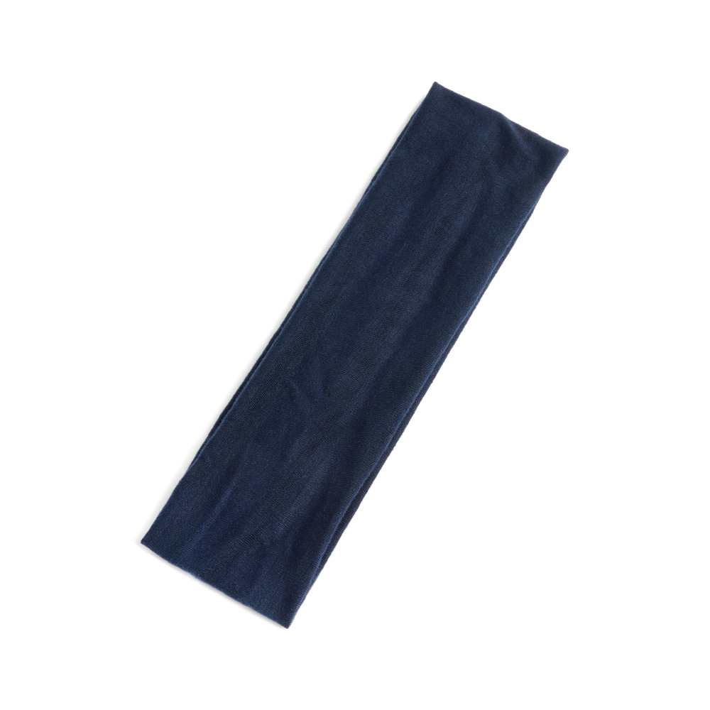 Europa y los Estados Unidos de 6 cm de ancho básico simple de color sólido correa de cabello de yoga para correr anti-transpiración banda de cabello para hombres y mujeres