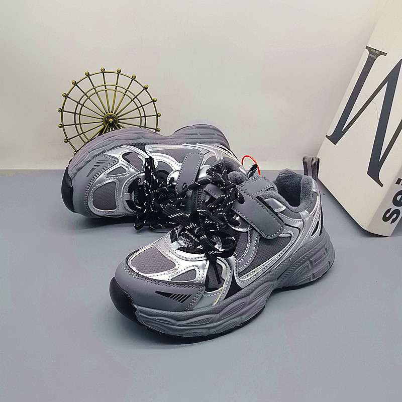 2025 invierno nuevos zapatos para niños de algodón zapatos para padres zapatos para niños pequeños y medianos zapatos para correr zapatos casuales ligeros