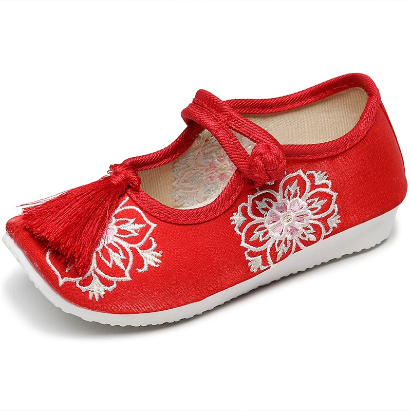 Ethnic footwear, children's Hanfu for princess, ethnic style