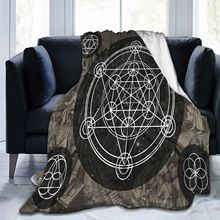 特价 法兰绒毯子DIY明星照片空调毯演唱会粉丝应援礼品曼陀罗