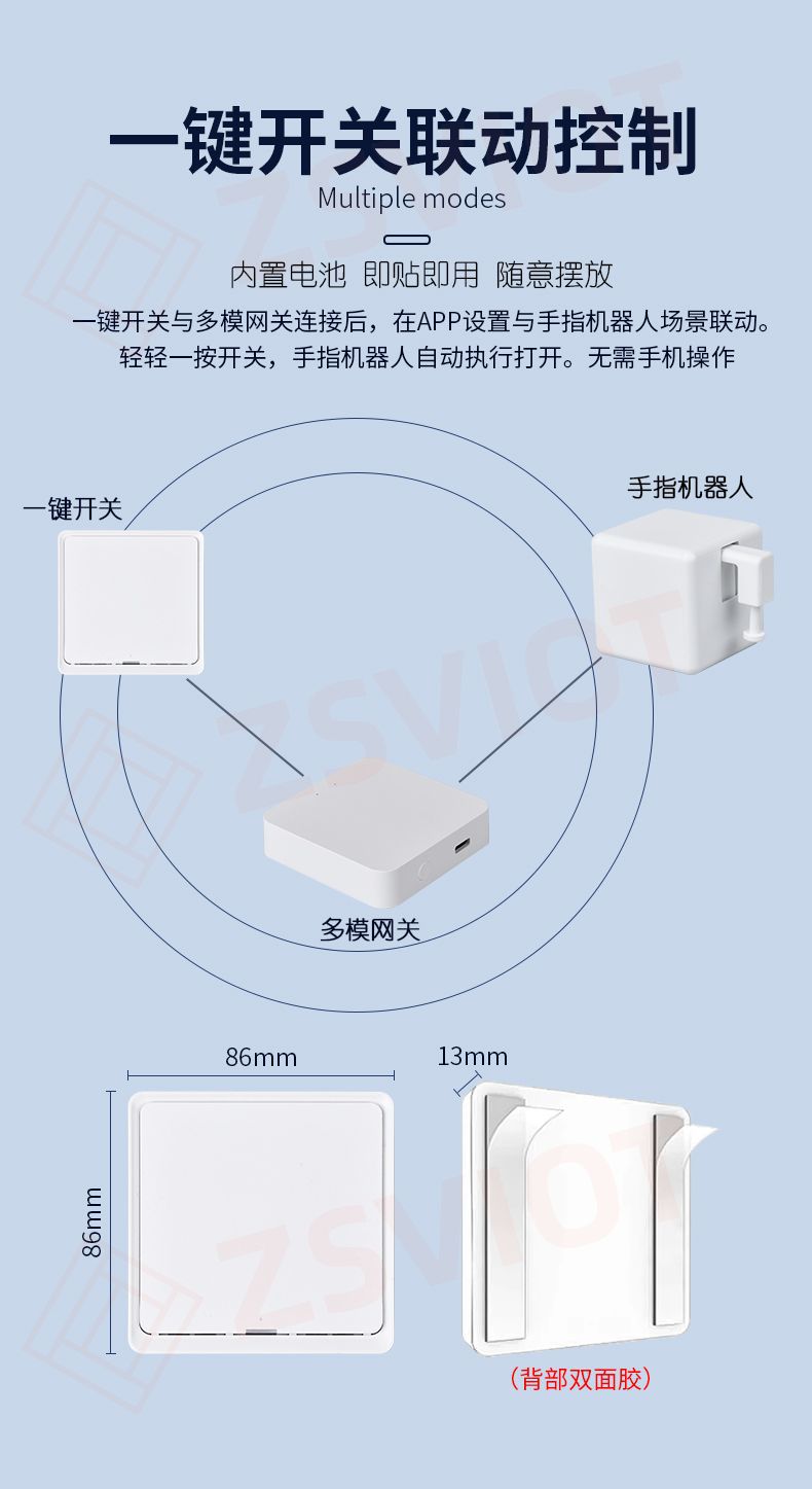 Doodle Bluetooth Finger Robot app Remote timing intelligent robot remote control switch Lazy person's light off magic tool undefined