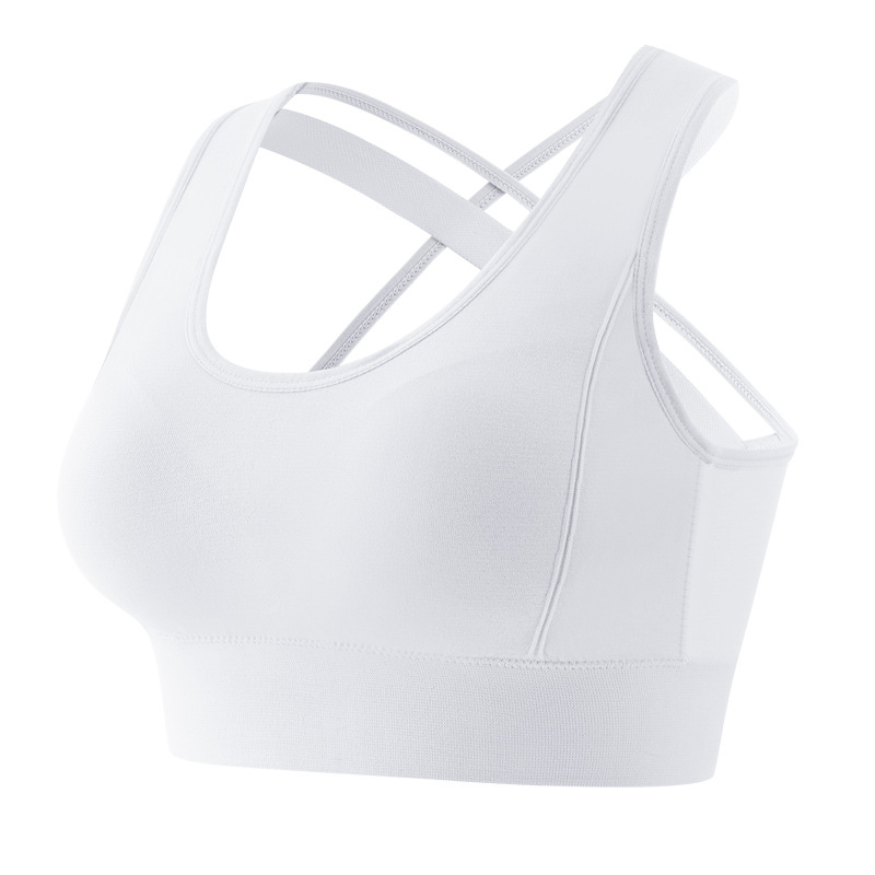 Ropa interior deportiva, a prueba de golpes para mujeres, correr, llevar ropa de yoga, chaleco, entrenamiento, sujetador de talla grande, top de fitness, verano