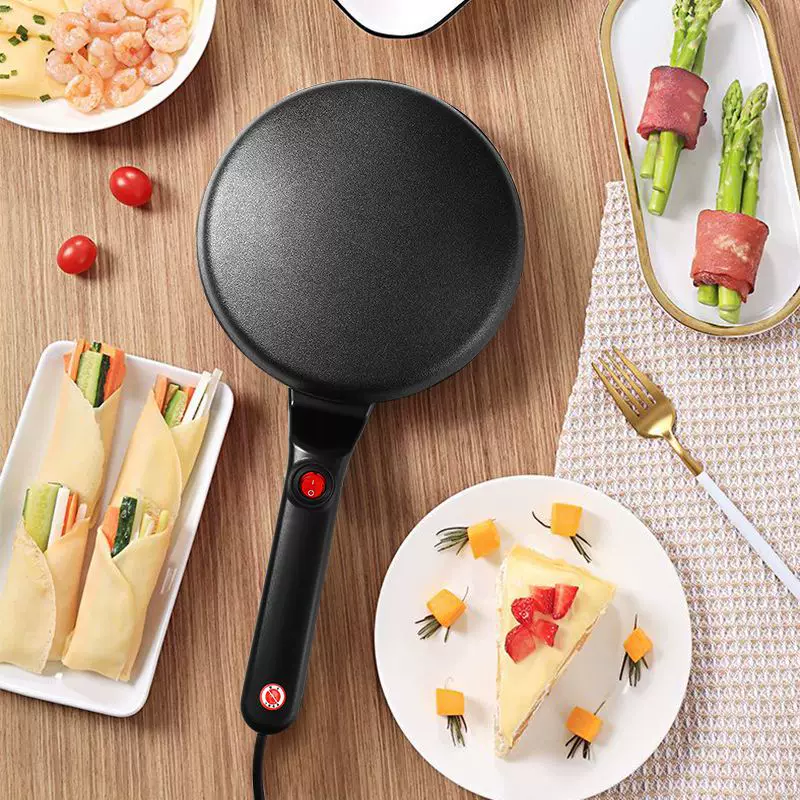 Household mini pancake machine, fully automatic pancake machine, automatic temperature control spring cake machine, household electric pancake pan, spring roll skin layer