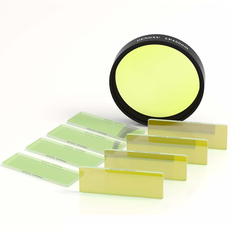 450nm长波通二向色滤光 蓝绿光分光镜光谱测试设备成像机器视觉镜