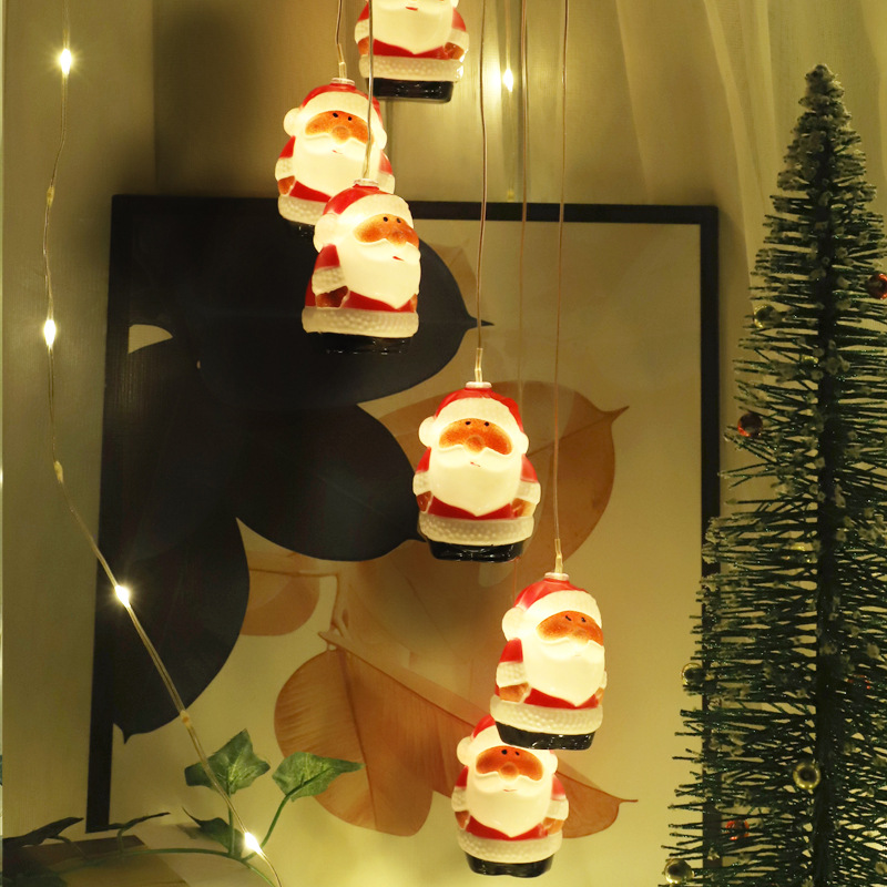 Luces de Navidad, Luces LED de Campanas de Viento, Luces Decorativas para Exteriores, Luces de Bajo Voltaje, Impermeables, Luces de Colores, Luces LED de Cadena de Gran Venta Transfronteriza