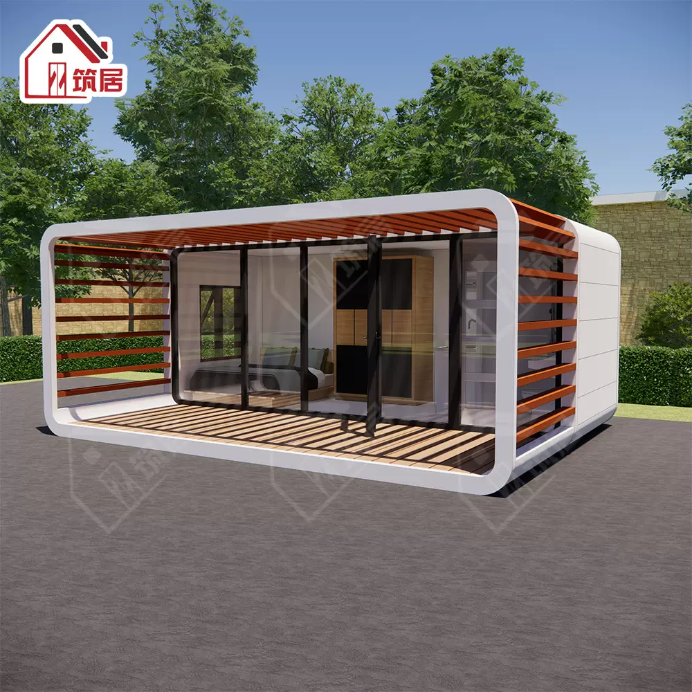 苹果舱民宿移动房景区露营地办公室住人便利店出口集装箱房屋快装