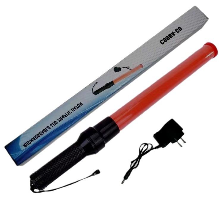 54*4cm 충전 교통 배턴 형광 스틱 LED 배턴 540mm 플래시 배턴
