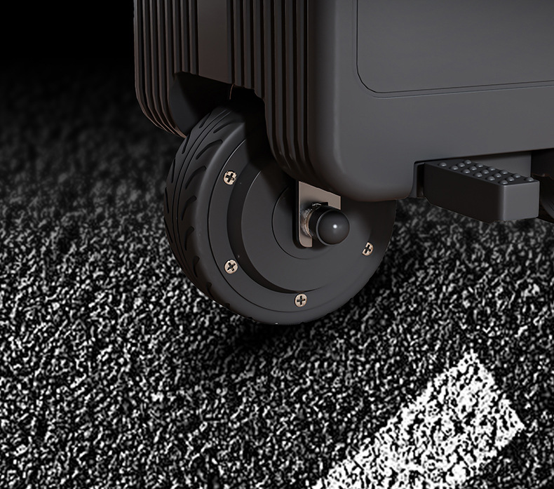 Traveling Abroad, Tourist Attractions Can Be Used as Electric Suitcases, Which Can Be Used as Alternatives to Folding Bicycles to Carry Things