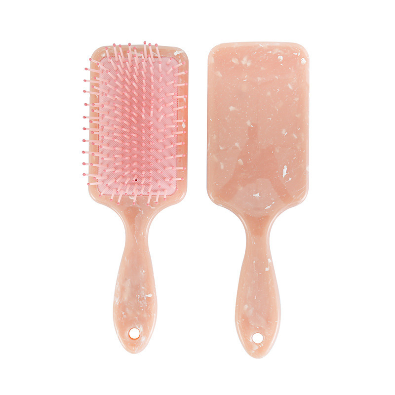 Explosiones transfronterizas cuadrada de mármol peinado de cabello largo de aire de cabello grande anti-nudo peinado de cabello de aire de cabello de aire de cabello
