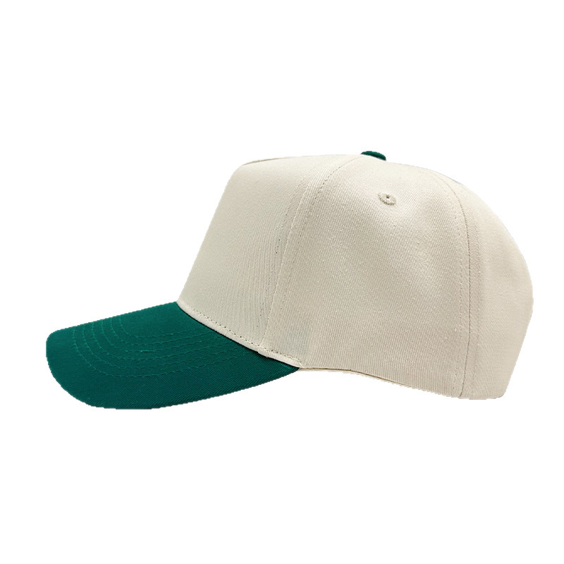 Sombreras de béisbol de algodón transfronterizo bordadas en blanco sombrero de camión de placa de luz sombrero de impresión casual para hombres y mujeres