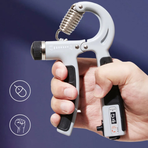 Counting gripper fitness exercise finger arm strengther muscle wrist strength rehabilitation training tensioner finger gripper