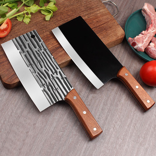Stainless Steel Chopper Hand Forged Chopping Knife Sharp Meat Cutting Knife Household Chopping Knife Running Jianghu Chopping Knife