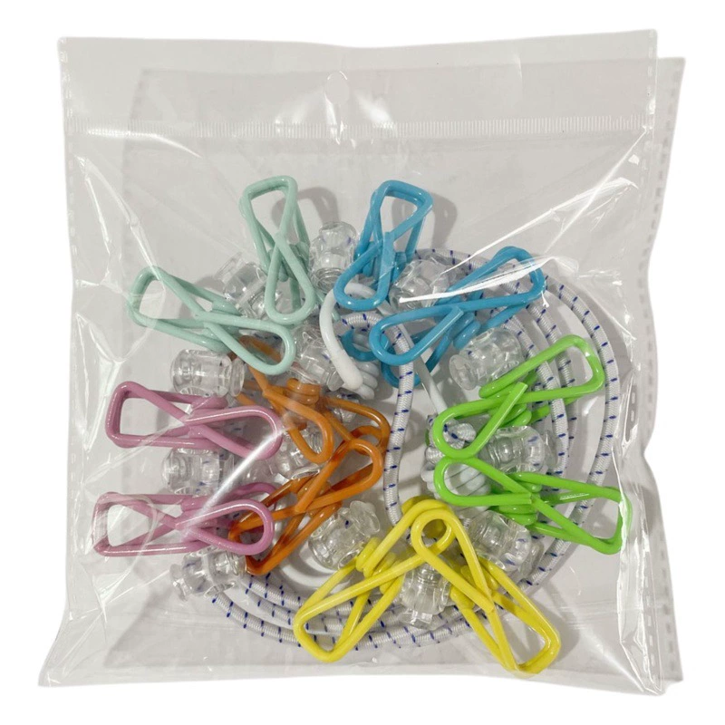 Противоскользящая Пряжка бельевая веревка Кемпинг на открытом воздухе путешествия деловая поездка портативная бельевая веревка 12 зажимов