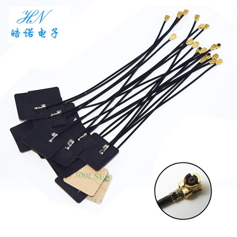 2.4G WIFI小尺寸FPC柔性全向增益天线 IPEX贴片天线 蓝牙模块天线