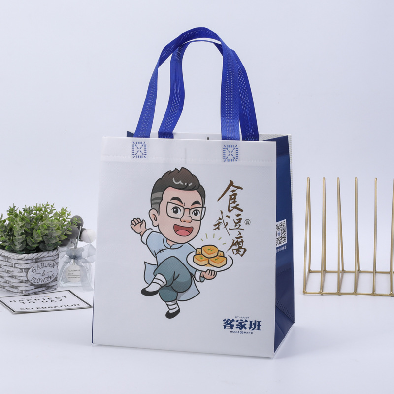 现货覆膜无纺布服装店手提购物袋印LOGO 礼品袋红色无纺布袋批发