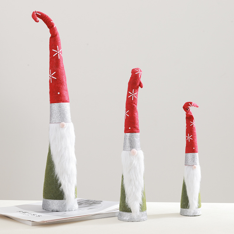 Nuevos productos transfronterizos creativos de Navidad sin cara decoración de escritorio decoración de navidad accesorios