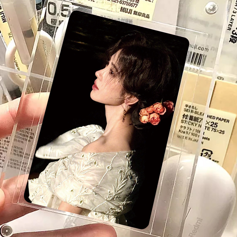 アイドル周辺機器 Ju Jingyi の同じスタイルの絶妙な LOMO カード 55 枚の新しい写真アルバム小さなカードブックマークポストカード|undefined