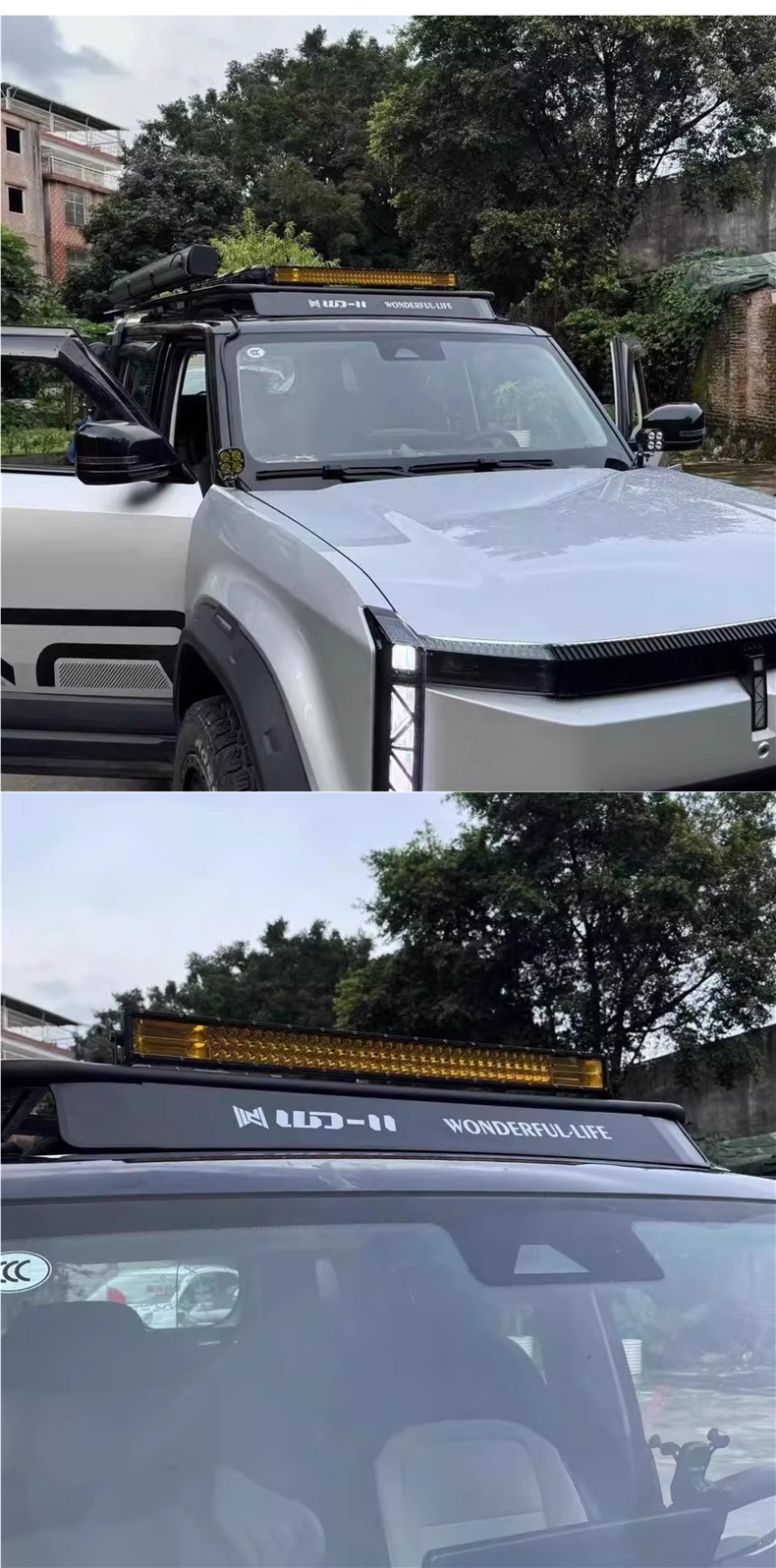 Icar03/03T/V23 Fengyun X3/X3L/X3Plus Roof Spoiler Reduces Wind Resistance and Wind Noise Board Fully Covers