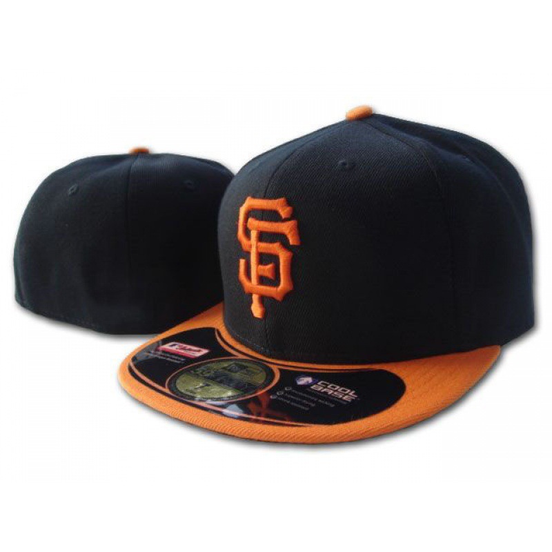 [San Francisco Giants] sombrero solar cerrado pareja con sombrero de sol sombrero bordado sombrero de béisbol sellado completo