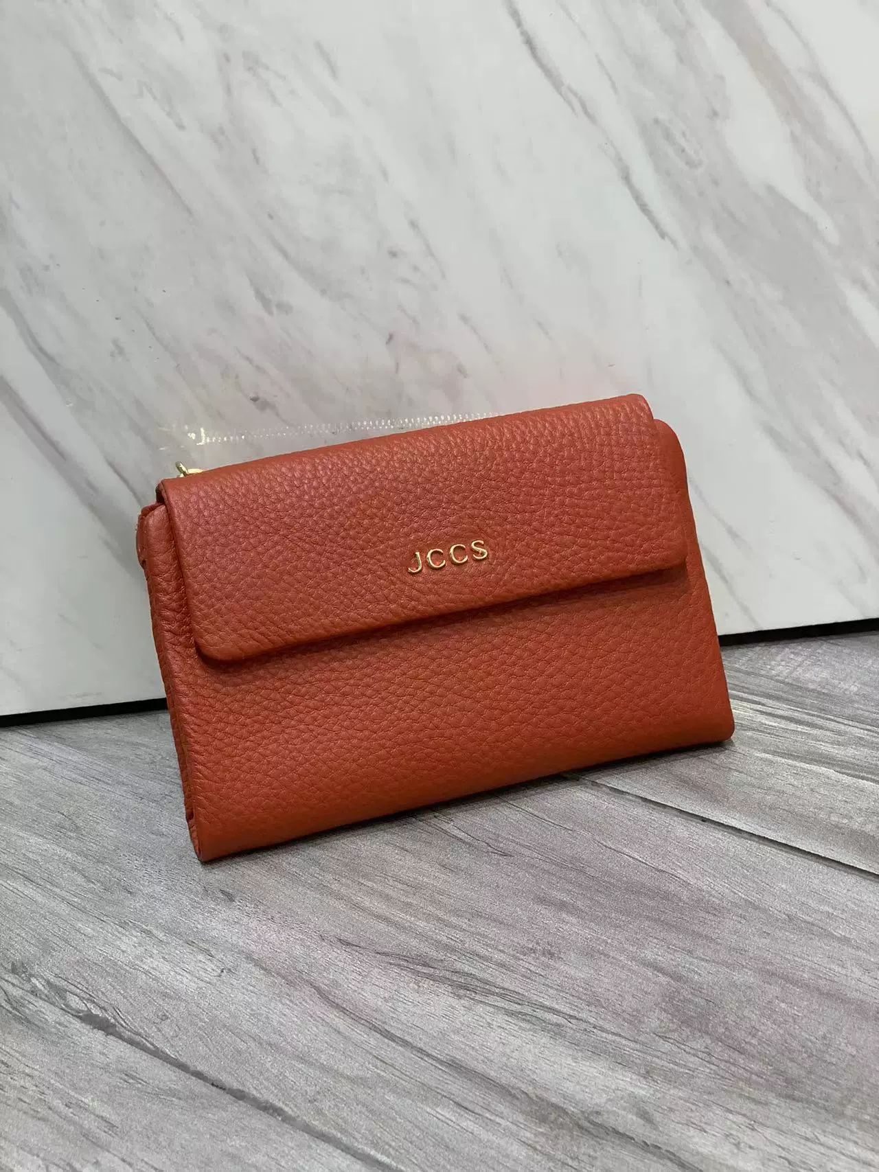  Folding universal leather wallet for men and women, genuine leather