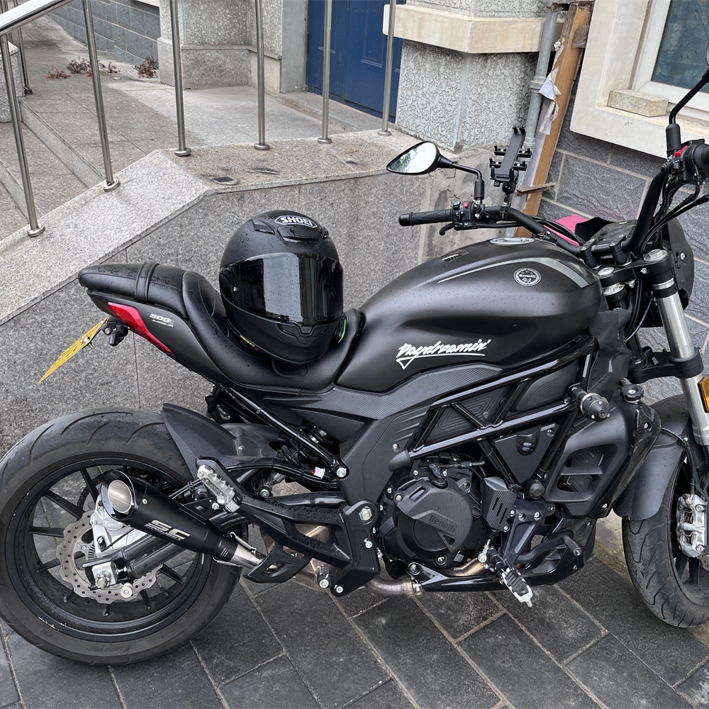 Benelli Big Devil 502C Modified Exhaust Pipe Mid-Section, Modified Sc Scorpion Universal Exhaust Pipe