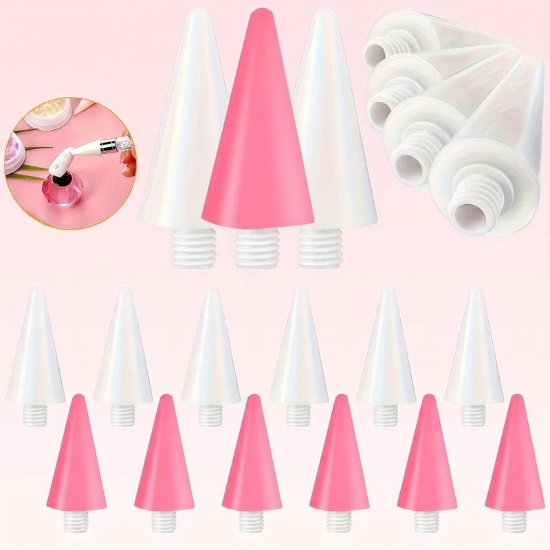 Source factory nail art rhinestone applicator pen tool, double-ended rhinestone wax pen, rhinestone adhesive pen, wax tip nail art pen, rhinestone applicator pen