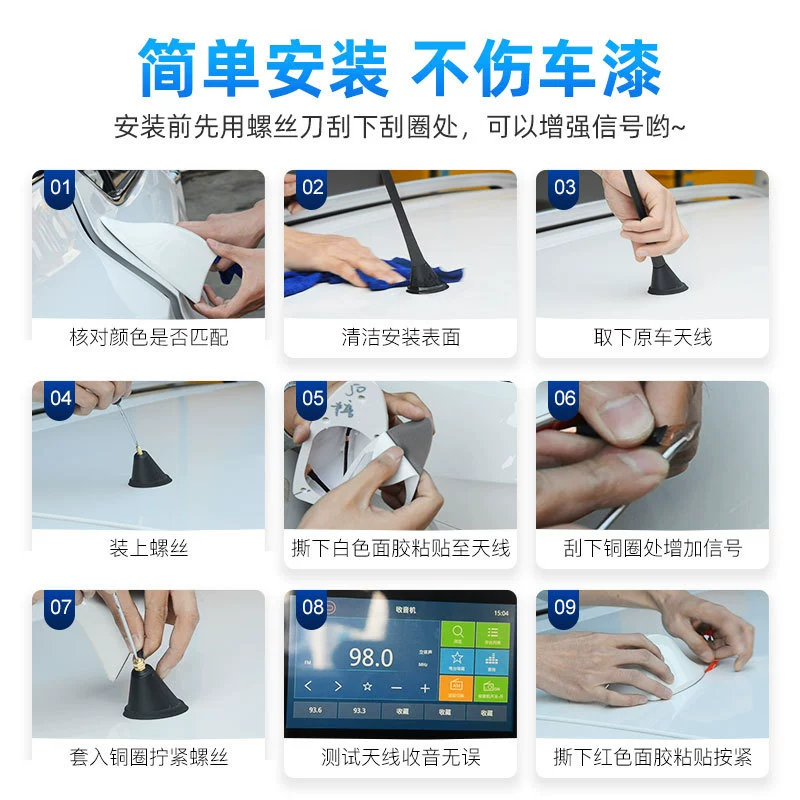 Антенна-акула для автомобиля Dongfeng Fengxing Jingyi X5/X3, модифицированная крыша с хвостом-акулой, декор