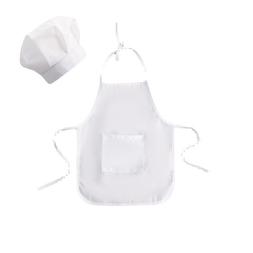 New children's photography clothing, little chef performance clothes, apron, baby photo-taking white chef hat, clothing set
