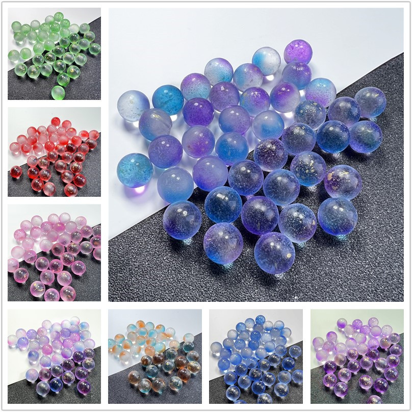 Yu Tian 12mm non-porous glass round bead hairpin antique hairpin diang baby DIY hairpin accessories