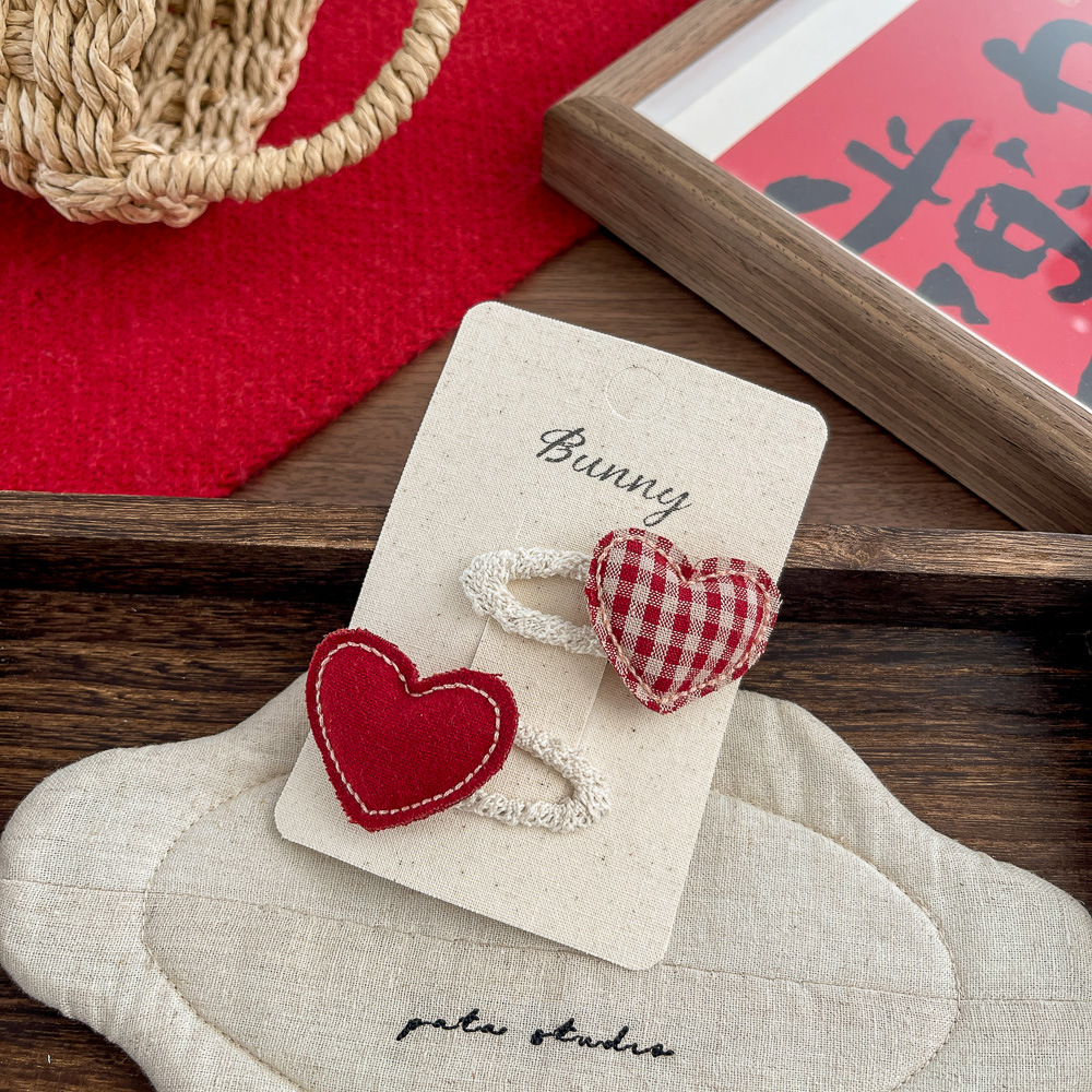 韓国系女子アカデミー風布芸蝶結び星のヘアピン