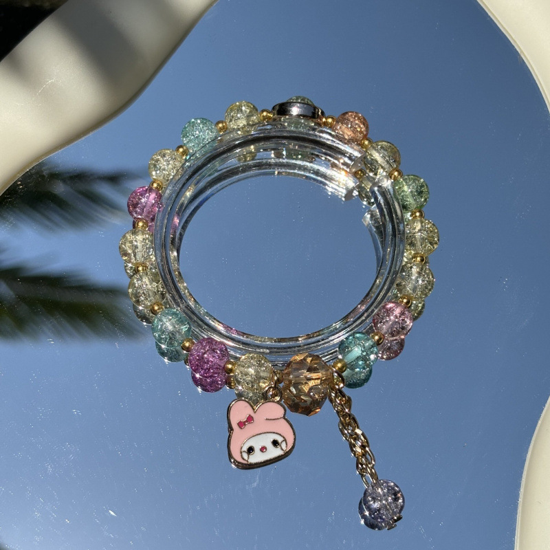 S020-핑크 멜로디 혼합 색상 폭발 팔찌#SZ429번