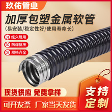 台标阻燃包塑镀锌金属软管 加厚电缆电线护套蛇皮管穿线软管