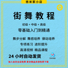 技巧街舞从到入门在线学习精通课程零培训Hiphop视频教程全套