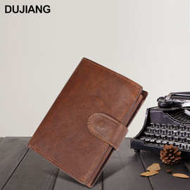 跨境热销真皮男士钱包大容量零钱包卡包男包复古包包多功能手拿包
