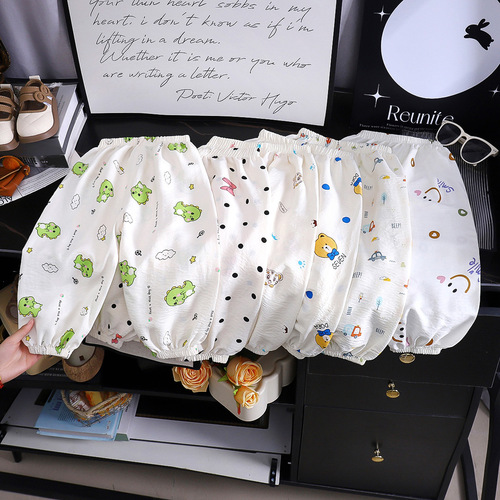 Baby mosquito-proof pants, summer thin boy and girl knickers, casual loose small and medium-sized children's pyjamas, children's pyjamas