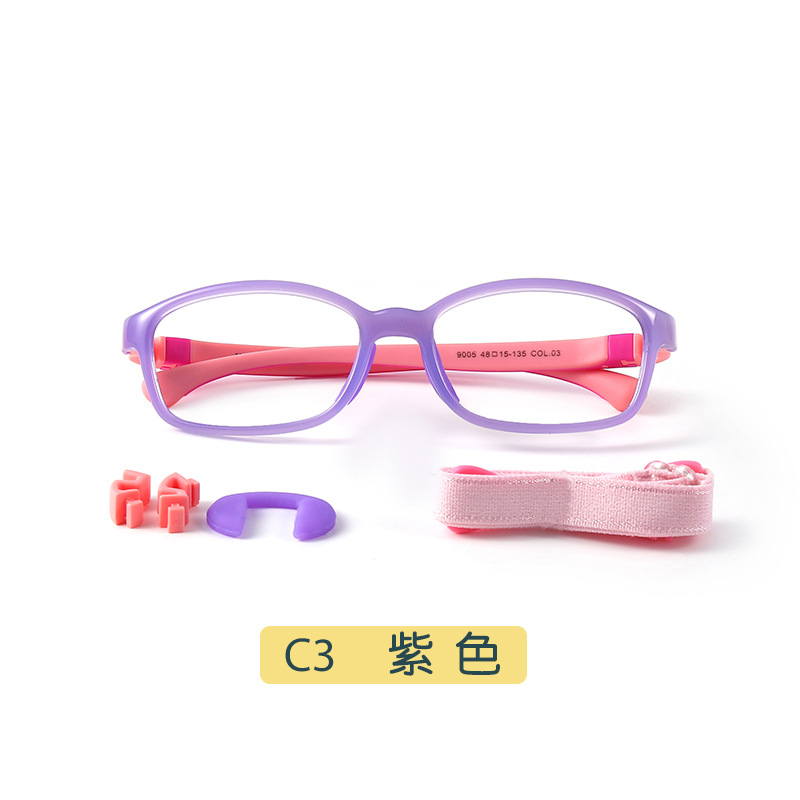 Universidad Nacional DE LOS NIÑOS ópticos de miopía gafas de marco de silicona almohadilla de la nariz gafas de miopía ultra-luz tr90 gafas de Marco