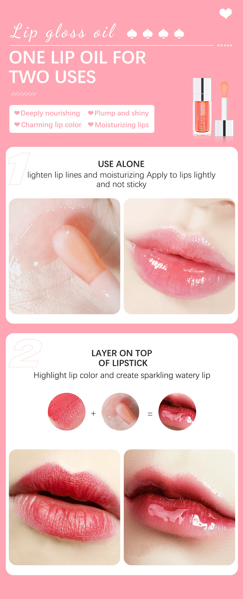 45g Weight Lip Glaze Type Of Cosmetics Plastic, Glass Material Geometry Pattern Fashion Style Fashion Geometry Plastic Glass 1