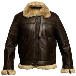 Independent Station Wish Amazon Thickeneded Heavy Craft Men's Fur One-Piece Outwear Long-Sleeved Fur Outwear 6629