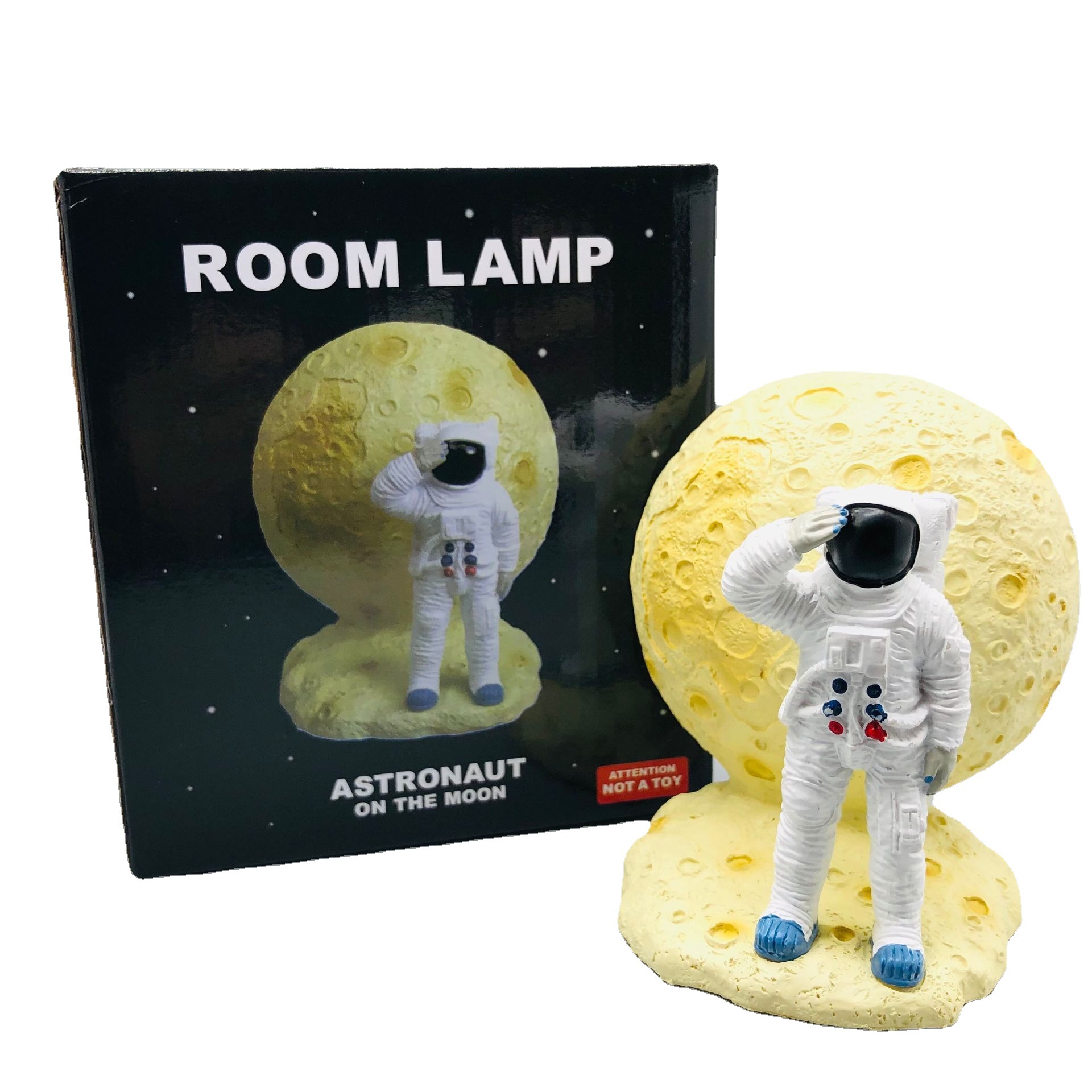 Luz LED de Noche con Forma de Astronauta con Luz Cambiante de Color image 1
